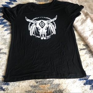 NWOT Steer Skull T-Shirt